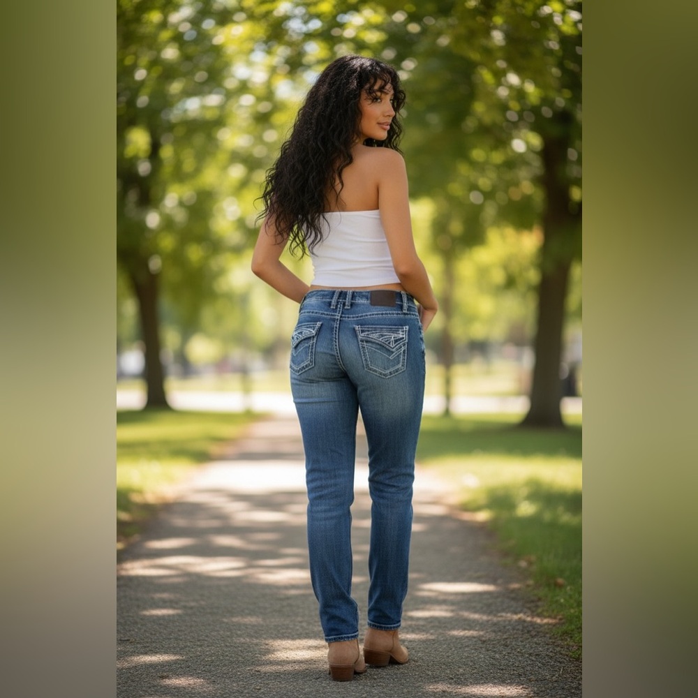 Levi's Classic Blue Straight Leg Jeans